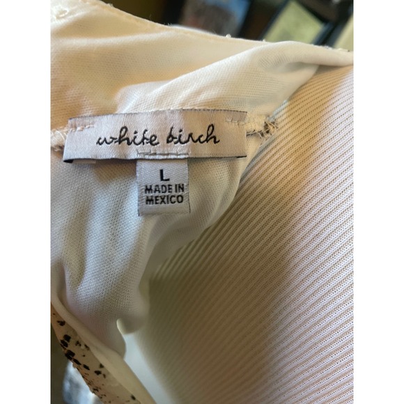 White Birch Gray and White Snakeprint Dress - Large - Picture 3 of 3